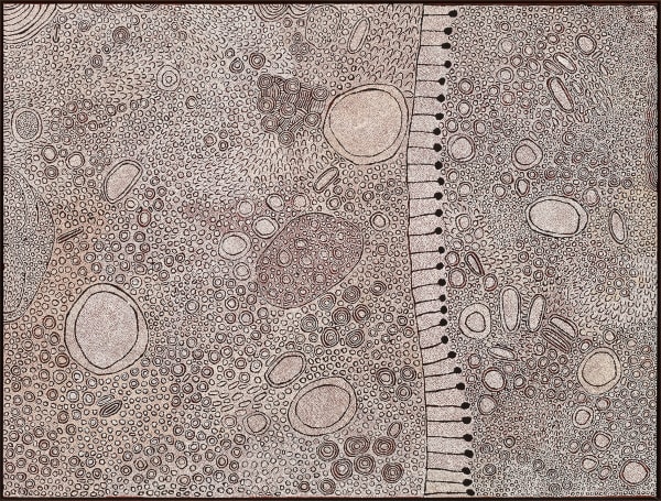 Yinarupa Nangala Untitled, 2008 Synthetic polymer paint on linen 183cm x 242.5cm