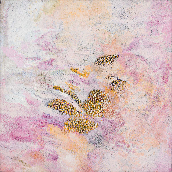 Kathleen Ngale Untitled 08F11, from Arnwekety (Bush Plum Dreaming) Series, 2009 Acrylic on linen 120 x 120 cm