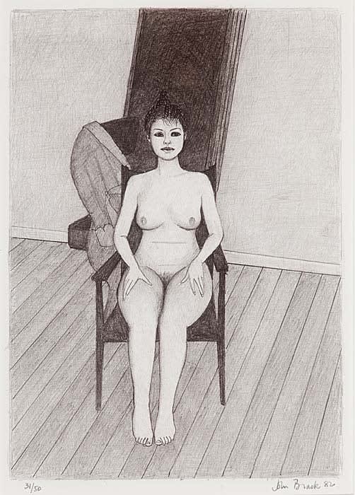 Untitled (Seated Studio Model)
