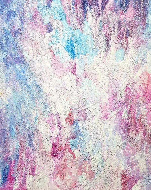 Kathleen Ngale Untitled 09L052, from Arnwekety (Bush Plum Dreaming) Series Acrylic on canvas 150 x 120cm