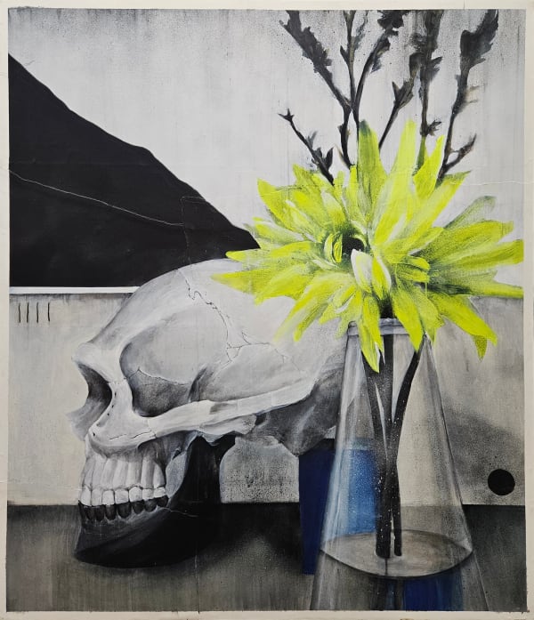 Twoone Untitled, 2012 Mixed media on timber 150 x 130