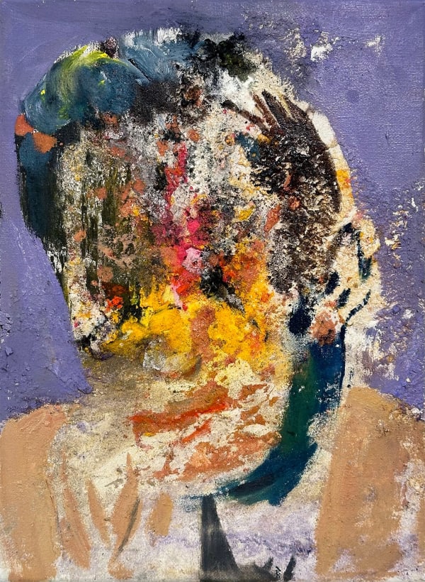 Wyatt Mills Erosion 1, 2024 Oil and raw pigment on canvas