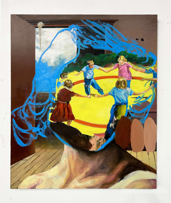 Wyatt Mills Mirror in the Sky, 2024 60 x 48 in