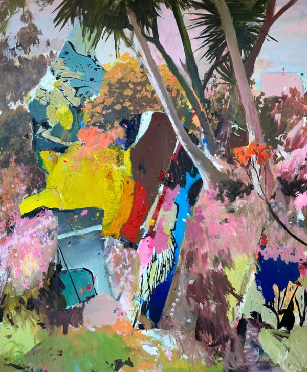 Michael Harnish Snow in Summer, 2023 Acrylic and oil on canvas 72 x 60 in