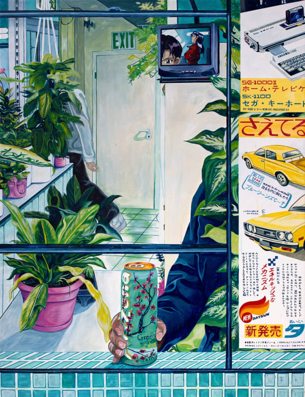 Alex Mihalko Nursery, 2024 Signed and dated on the verso acrylic on canvas 72 in x 54 in