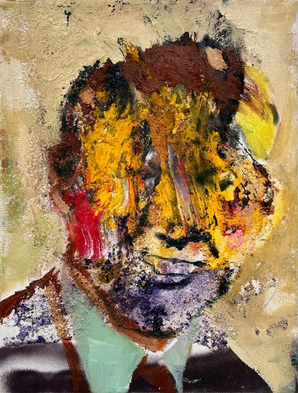 Wyatt Mills Erosion 2, 2024 Oil and raw pigment on canvas