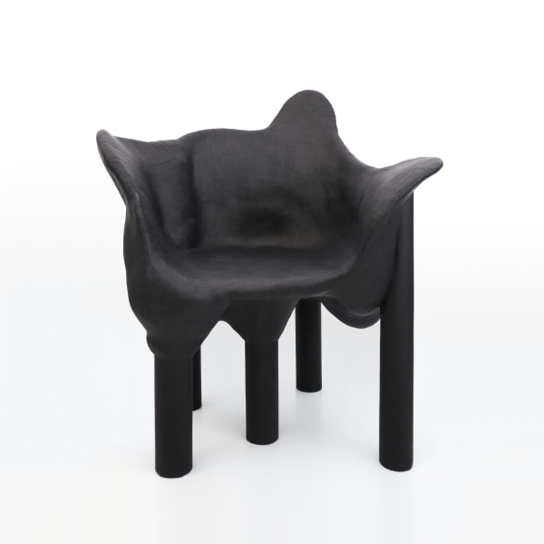 Vadim Kibardin, Black Mirror Chair #3, 2022
