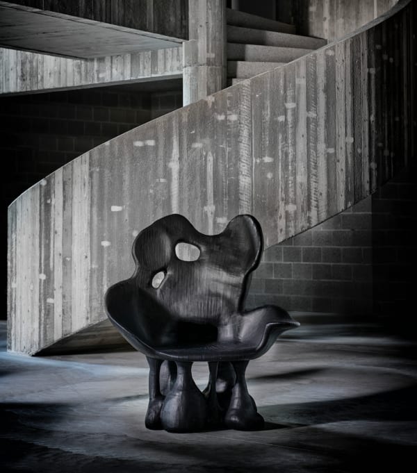 Vadim Kibardin, Black Mirror Metamorphosis Chair, 2024