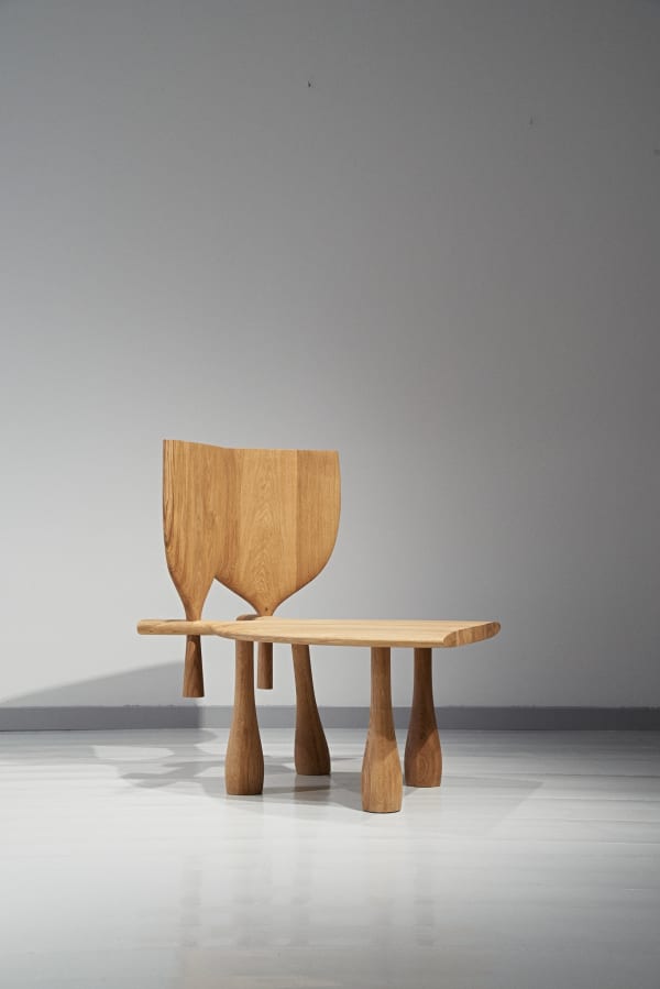 Olga Engel, Babushka bench #4, 2020