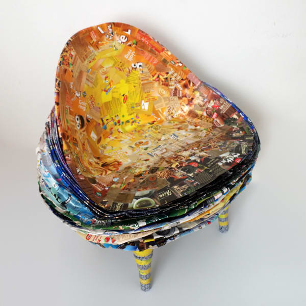 Vadim Kibardin, Yellow Lolly chair, 2021