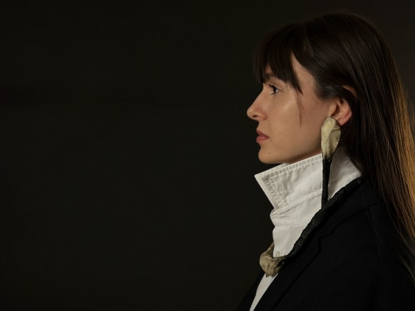 Olexandr Pinchuk, Canvas Earrings, 2024