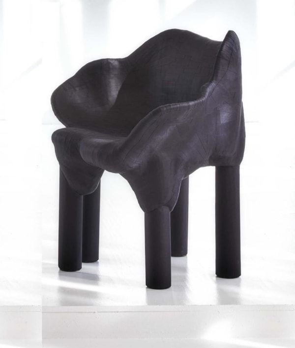 Vadim Kibardin, Black Mirror Chair #2, 2022