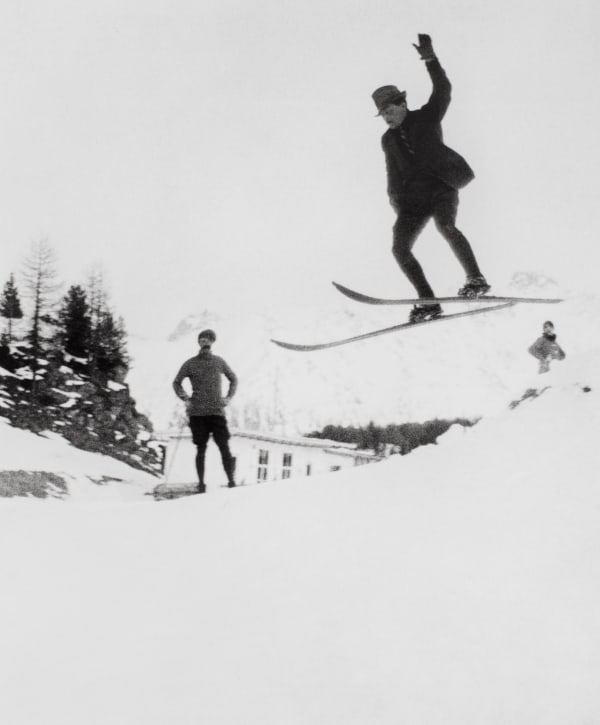 Jacques Henri Lartigue, Charles Sabouret, Plitt, Simone, St Moritz, 1913