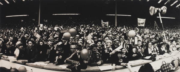 Gerry Cranham, West Ham fans at Wembley Stadium, London, 1964