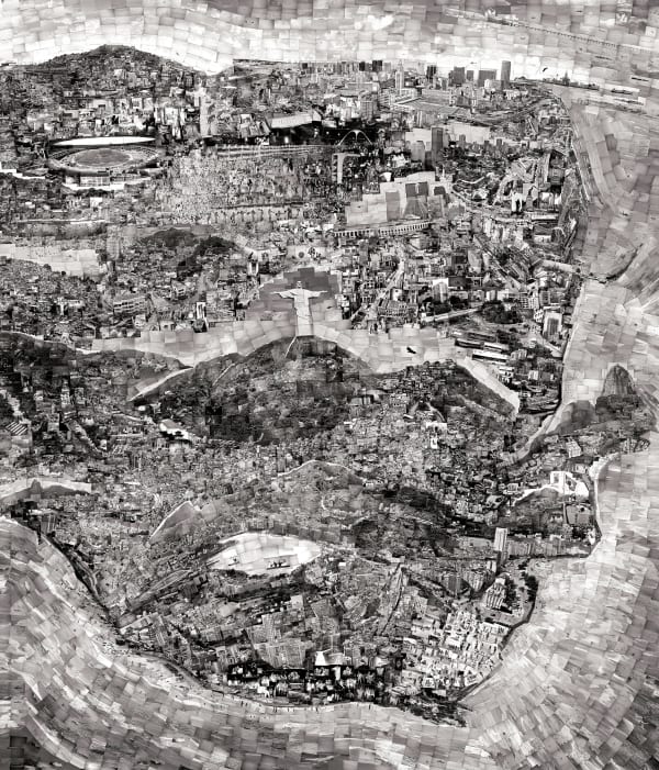 Sohei Nishino, Diorama Map Rio de Janeiro, 2011