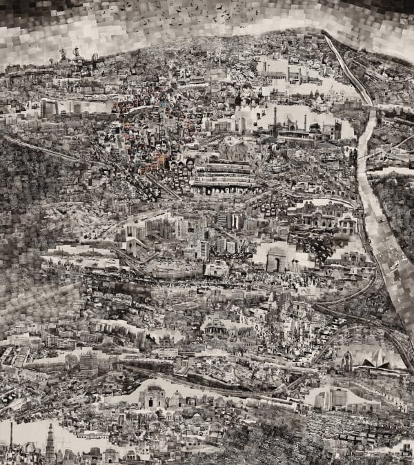 Sohei Nishino, Diorama Map New Delhi, 2013
