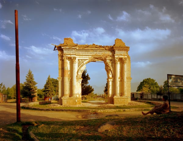 Simon Norfolk, King Amanullah's 1919 Victory Arch at Paghman, 2001/2002