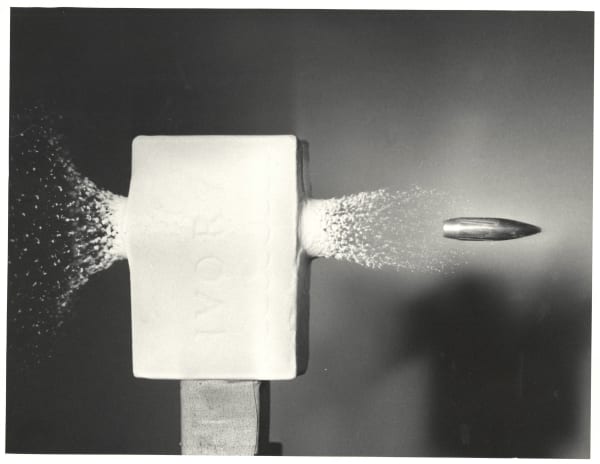 Dr. Harold Edgerton, Bullet through bar of soap