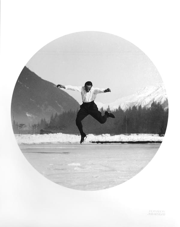 Jacques Henri Lartigue, Francis Pigueron, Chamonix, January 1918