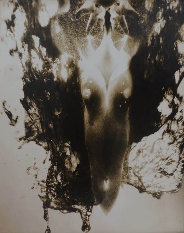 Minayoshi Takada, Double Exposure- nude swimming, c. 1950