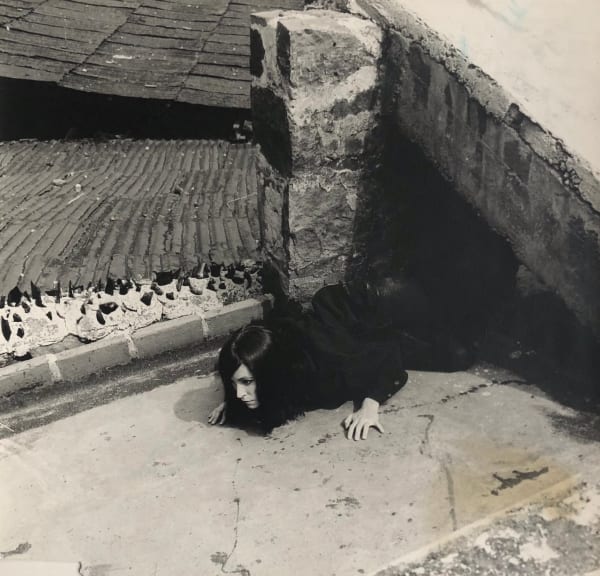 Kati Horna, Untitled, from the series ‘Story of a Vampire. Happening in Coyoacan’ (Beatriz Sheridan), 1962