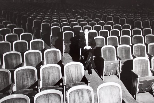 Hiroshi Hamaya, Mizunoe Takiko, star of a girls’ review, at her final show at Kokusai Theater, Asakusa, Tokyo, 1938