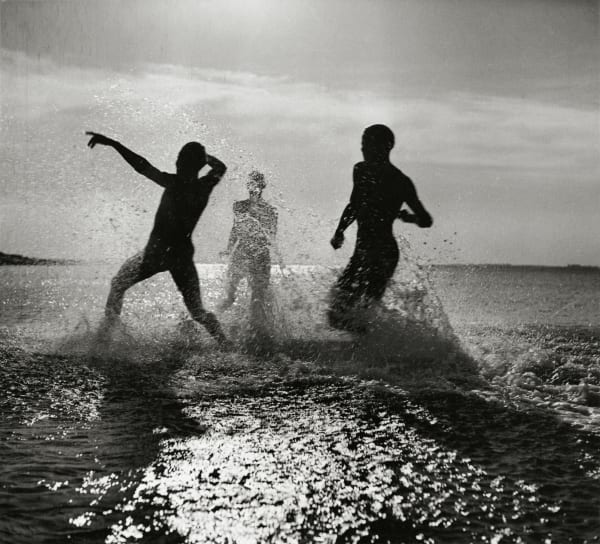 Herbert List, Running into the sea, North Sea, Germany, 1934
