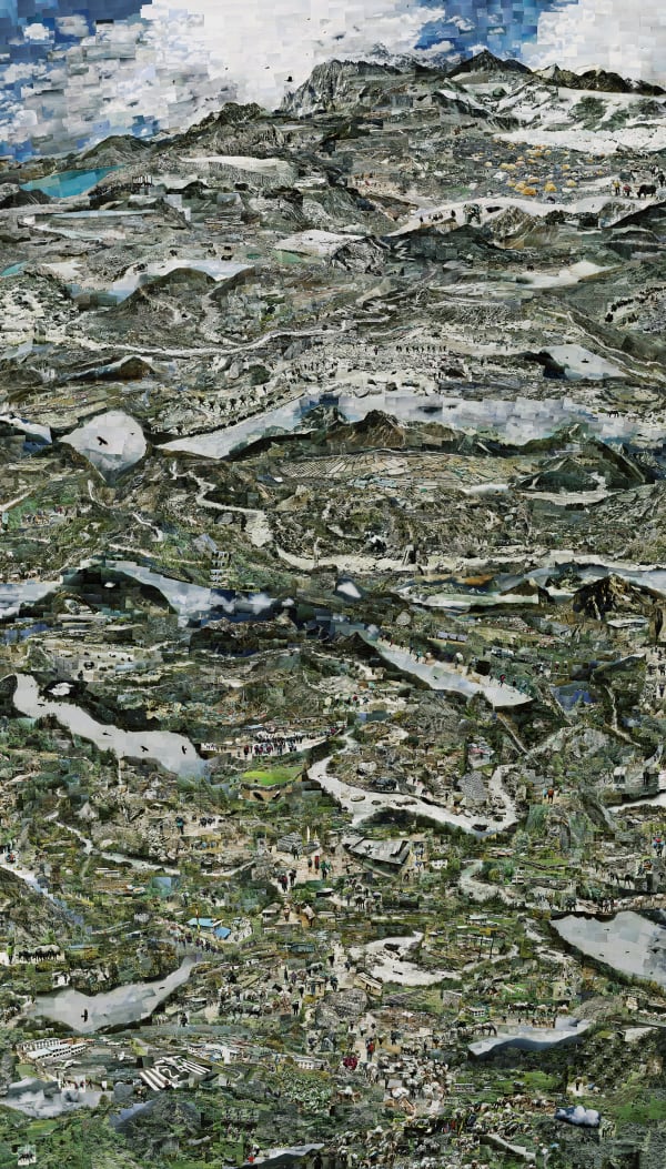 Sohei Nishino, Mountain Lines, Everest , 2019