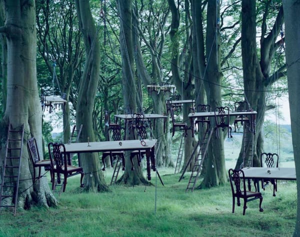 Tim Walker, Before the floating dinner party, Cheviot Walk, Northumberland, 2011