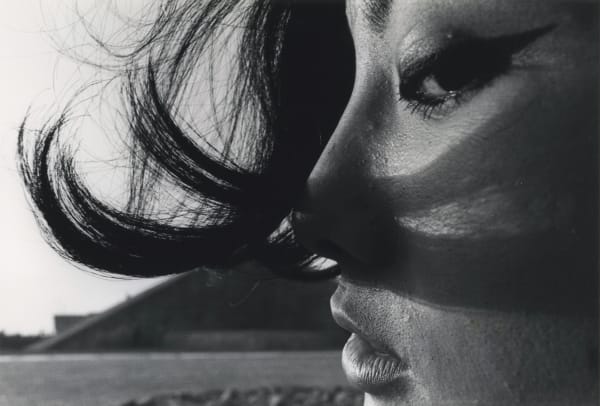 Akira Sato, Untitled (Profile of a woman’s head), from Sunset, 1960