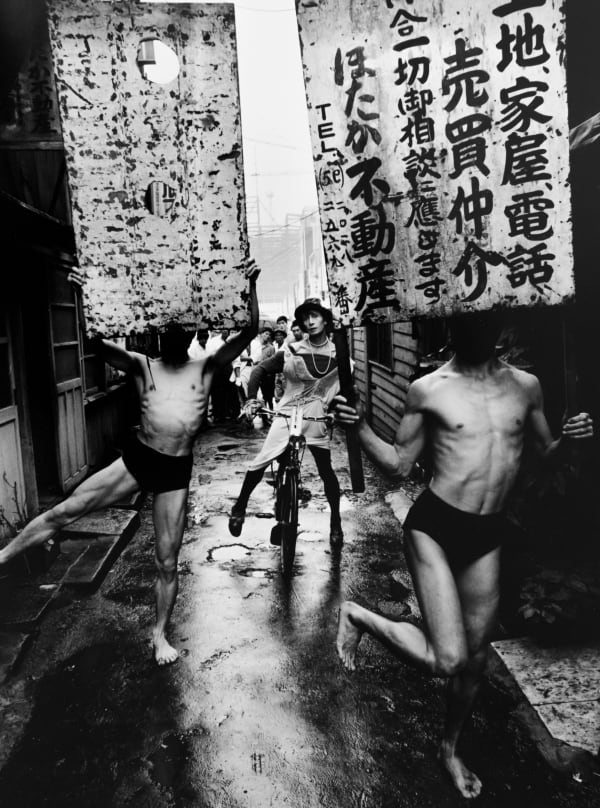 William Klein, Tokyo, Dancers and Signs, 1961
