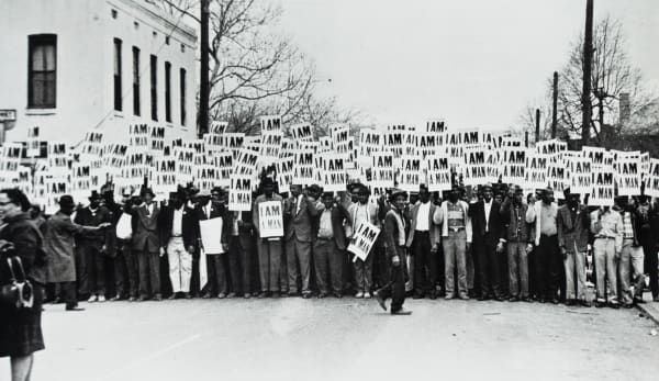 Ernest C. Withers, I Am a Man: Sanitation Workers Strike, Memphis, TN, 1968