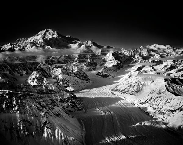 Bradford Washburn, Twilight, Tokositna Glacier, Alaska , 1978