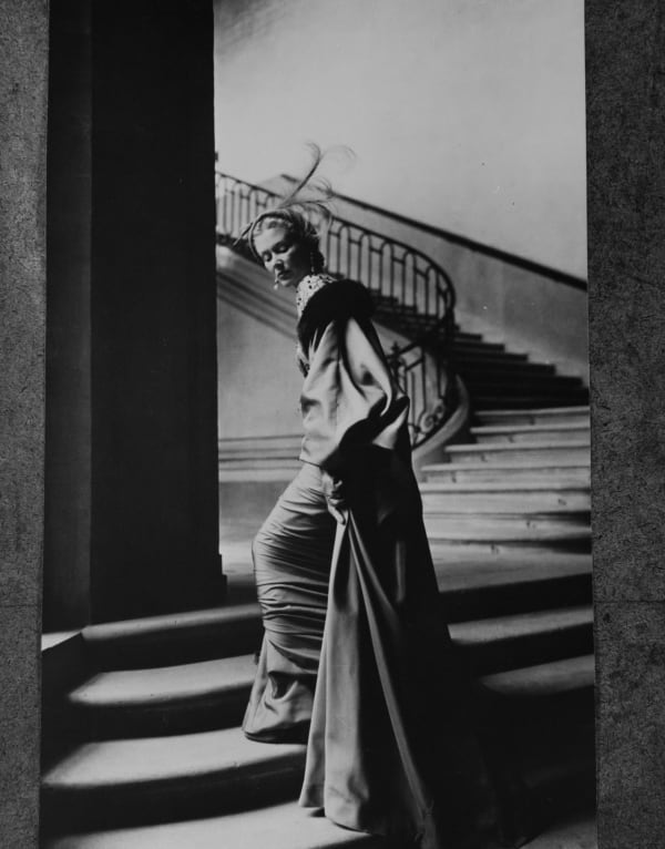 Fernand Fonssagrives, Lisa, Collection Jacques Fath, 1949-50