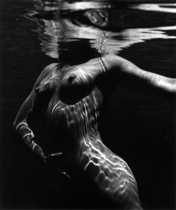 Brett Weston, Underwater Nude, c. 1980