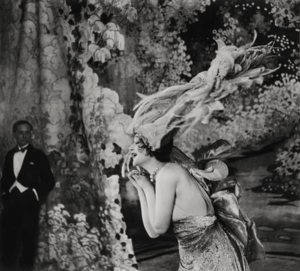 Jacques Henri Lartigue, Gaby Deslys during the filming of Bouclette, Casino de Paris, February 1918