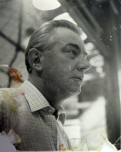 John Deakin, Portrait of Peter Lacy, from floor of Francis Bacon’s studio, 1960-61, 1960-61