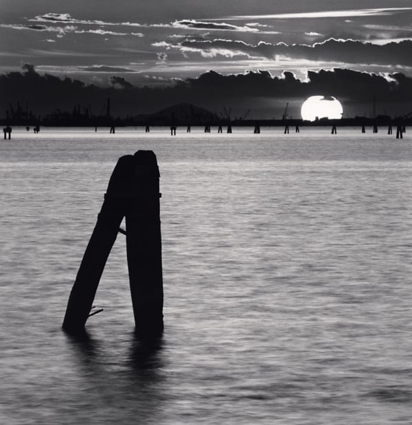Michael Kenna, Bricola and Lagoon View, Burano, Venice, 2021