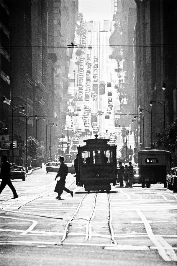 Fred Lyon, Cable Car Line, San Francisco, 1959