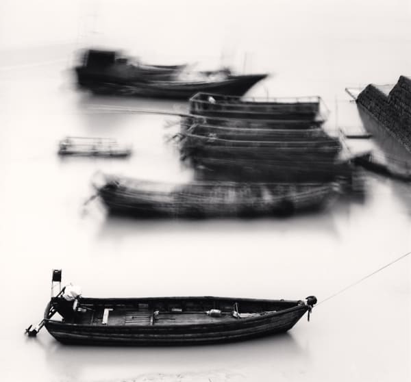 Michael Kenna, Steady Boat, Xiapu, China, 2010