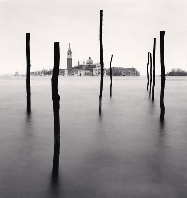 Michael Kenna, Basilica and Eight Poles, Venice, 1990