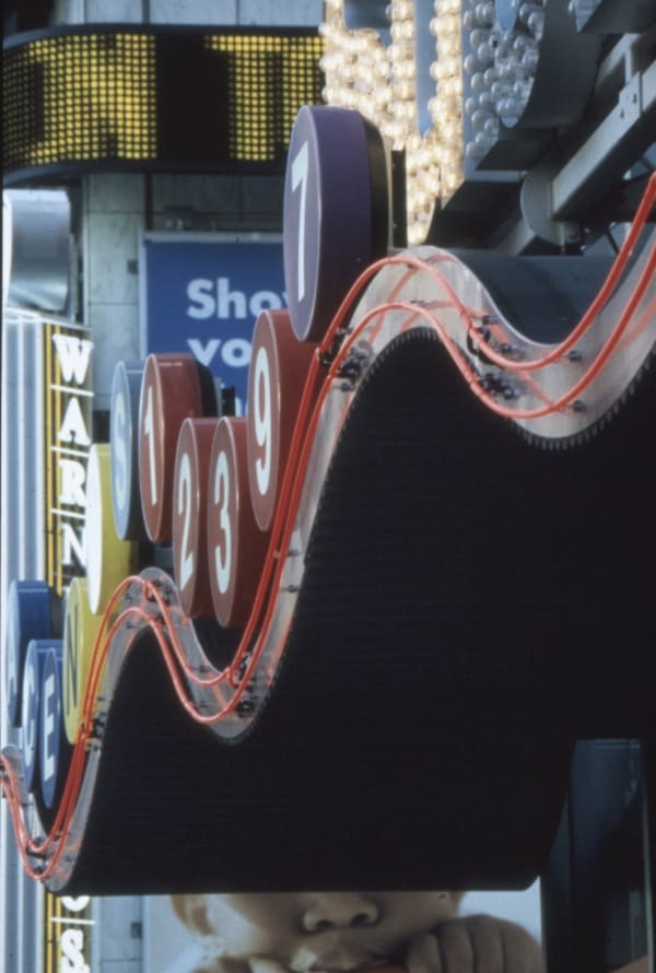 Louis Stettner, Lights with Child, Times Square, 1998, printed 1998