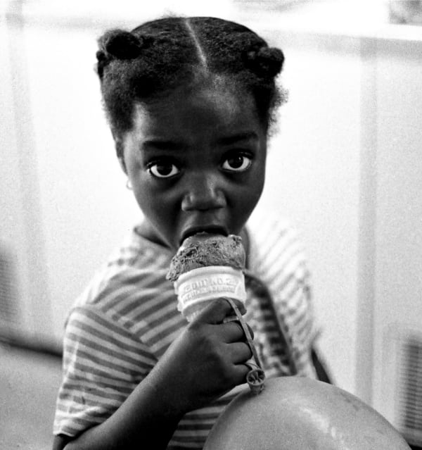 John Simmons - Girl Eating Ice Cream, Chicago, 1967