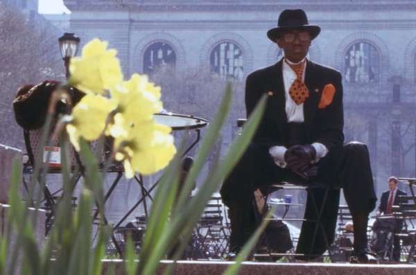 Louis Stettner, Spring in Bryant Park, 42nd Street, 2004, printed 2004