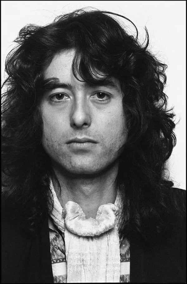 Neal Preston, Jimmy Page, Passport Photo Taken Aboard the Caesar's Chariot, 1977