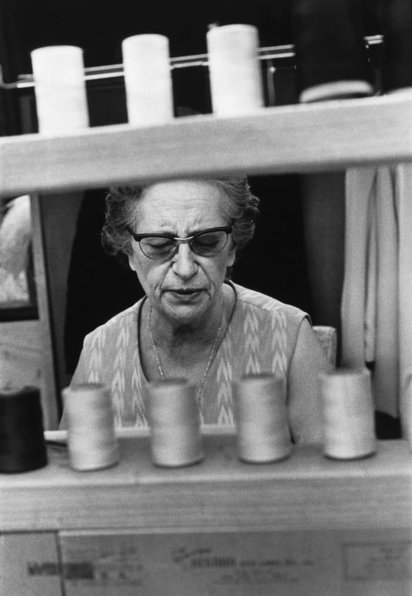 Louis Stettner, Garment Worker, New Jersey, 1972, printed 1972