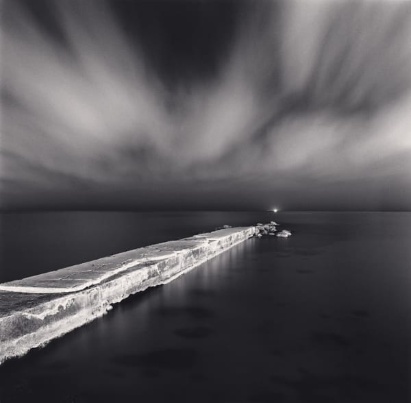 Michael Kenna, Night Pier, Palma, Mallorca, Spain, 2017