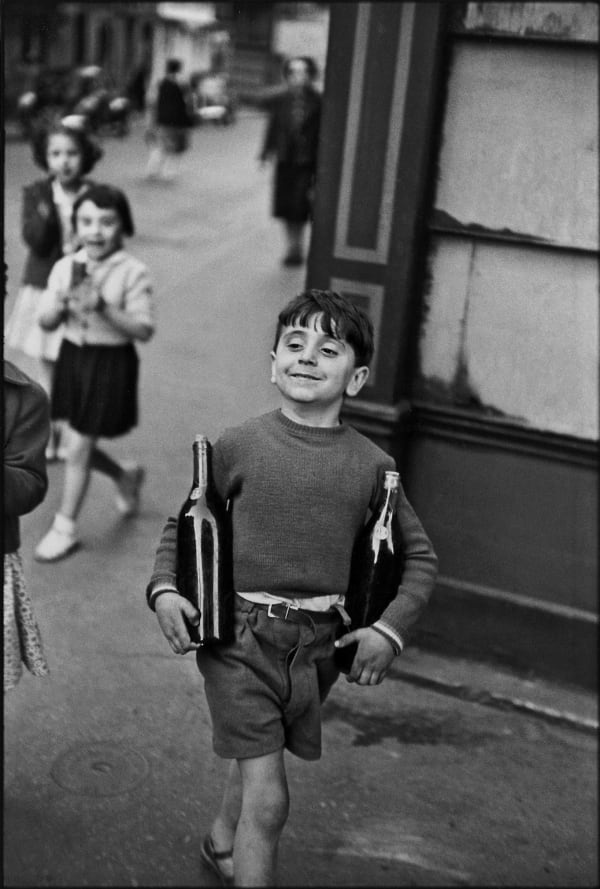 Henri Cartier-Bresson - Rue Mouffetard, Paris, 1954, printed 1990's