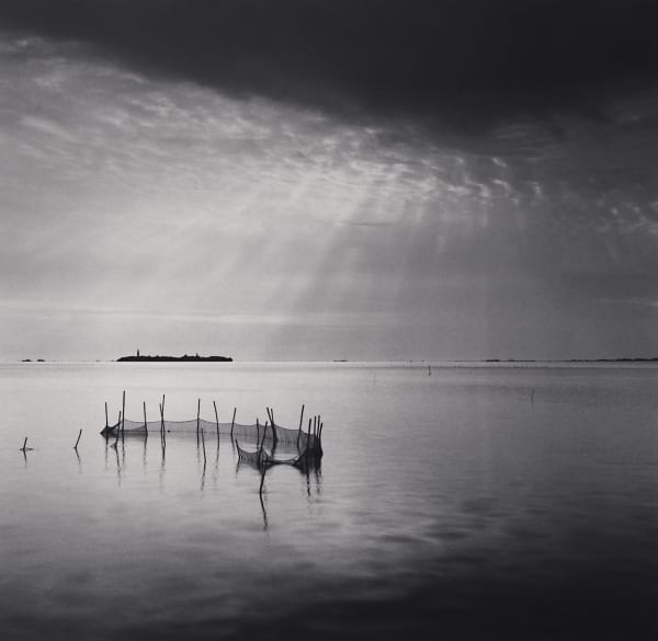 Michael Kenna, Fishing Nets and Poveglia, Venice, 2021