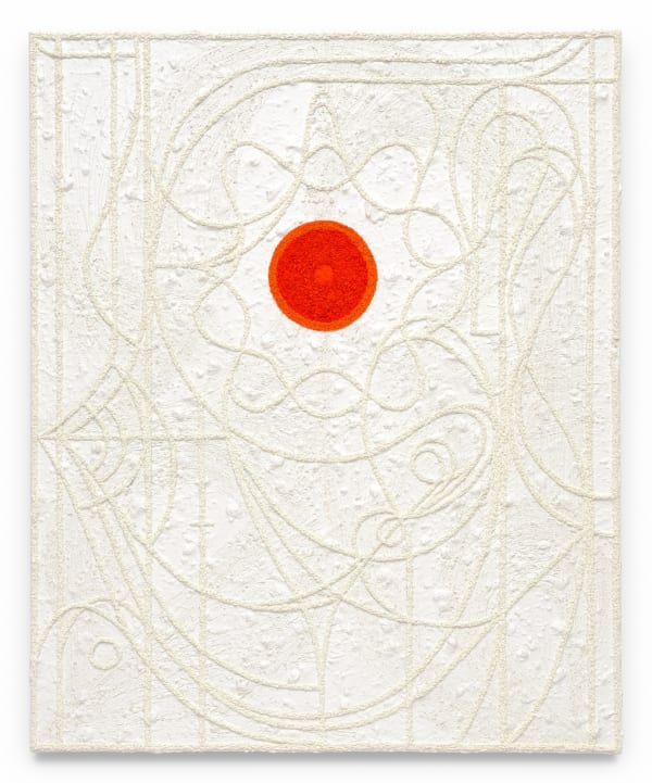 TRACY THOMASON Daughters of the Wind, 2024 Oil and marble dust on linen 44 x 36 inches 111.8 x 91.4 cm